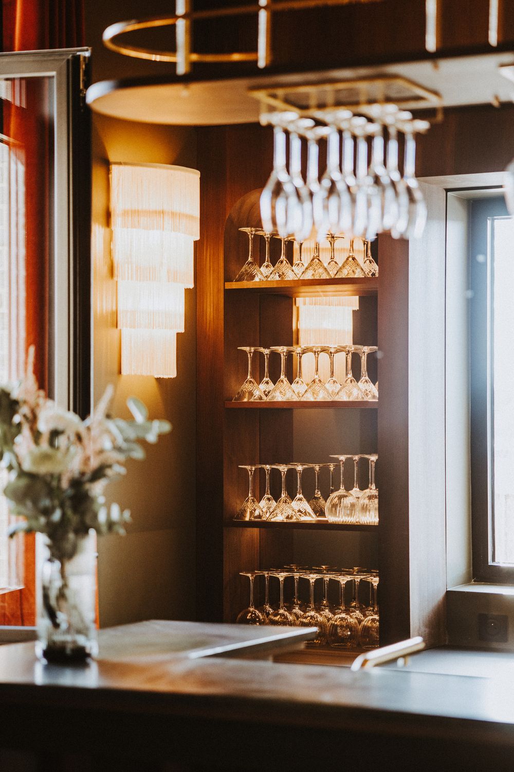 Le Manoir — le bar et ses verres