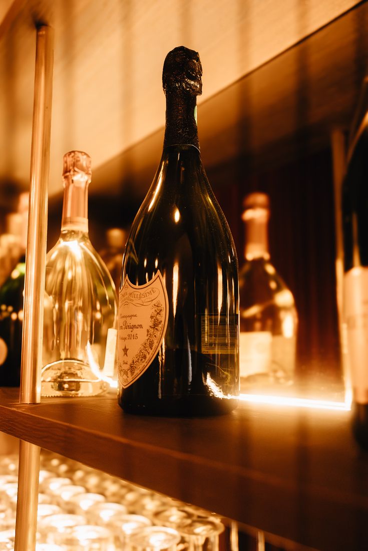 Champagne au bar du Manoir